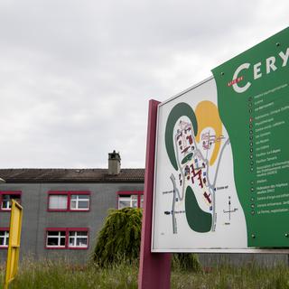 Le site de l'hôpital psychiatrique de Cery, photographié en 2017. [Keystone - Jean-Christophe Bott]