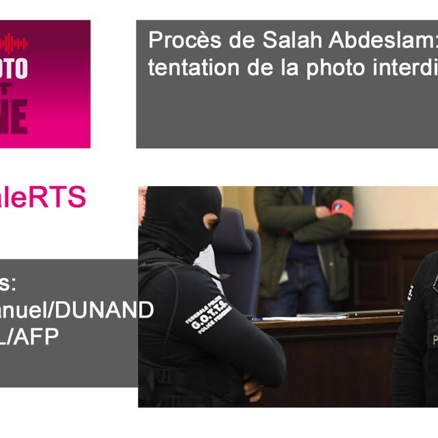 Procès de Salah Abdeslam: "La tentation de la photo interdite". [AFP - Emmanuel Dunand Pool]