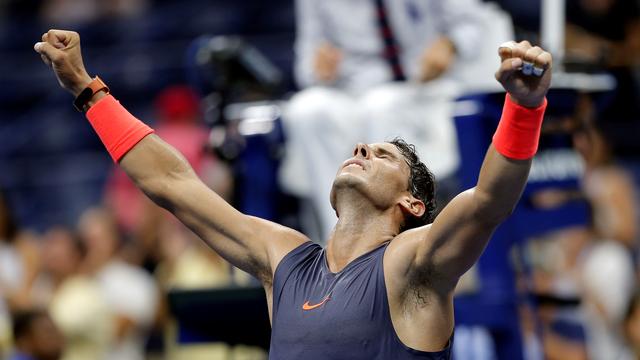 Rafael Nadal a remporté un match qui restera dans les annales. [Mohammed Elshamy]