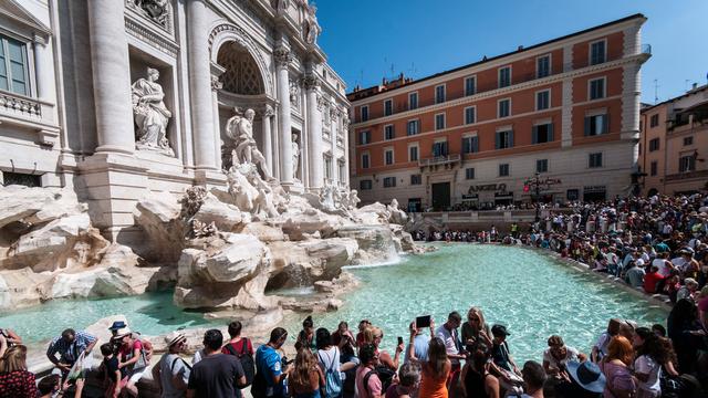 La célèbre fontaine de Trevi à Rome. [AFP - Andrea Ronchini]