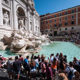 La célèbre fontaine de Trevi à Rome. [AFP - Andrea Ronchini]