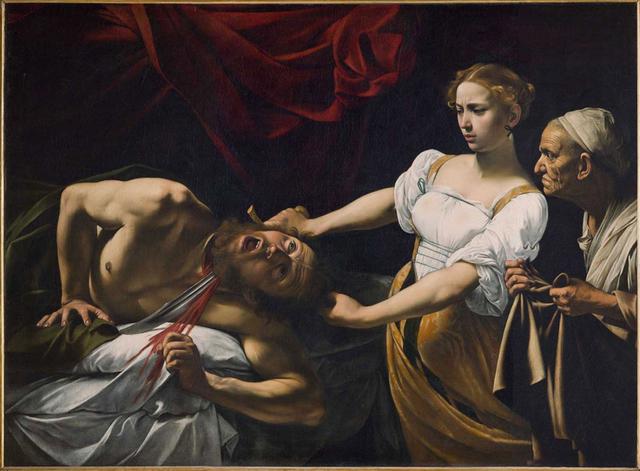 "Judith décapitant Holopherne" (vers 1598). [Musée Jacquemard-André - Caravage]