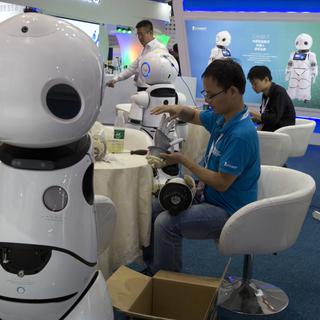 La Chine et les Etats-Unis son en compétition dans le domaine de l'intelligence artificielle (photo d'illustration). [AP/Keystone - Ng Han Guan]