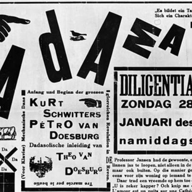 Poster for Dada Matinée [Wikimedia Commons - Theo van Doesburg]