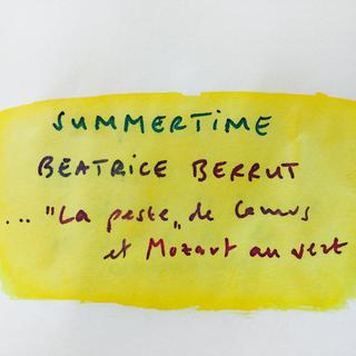 Visuel de l'émission Anticyclone, séquence Summertime sur Beatrice Berrut. [RTS - DR]