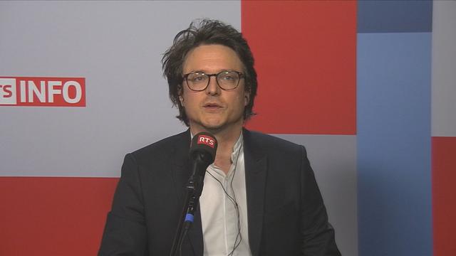 Nicolas Capt, avocat genevois spécialiste du droit des médias et des technologies de l'information. [RTS]