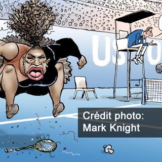 Serena Williams croquée en colère: la caricature qui fâche [Mark Knight]