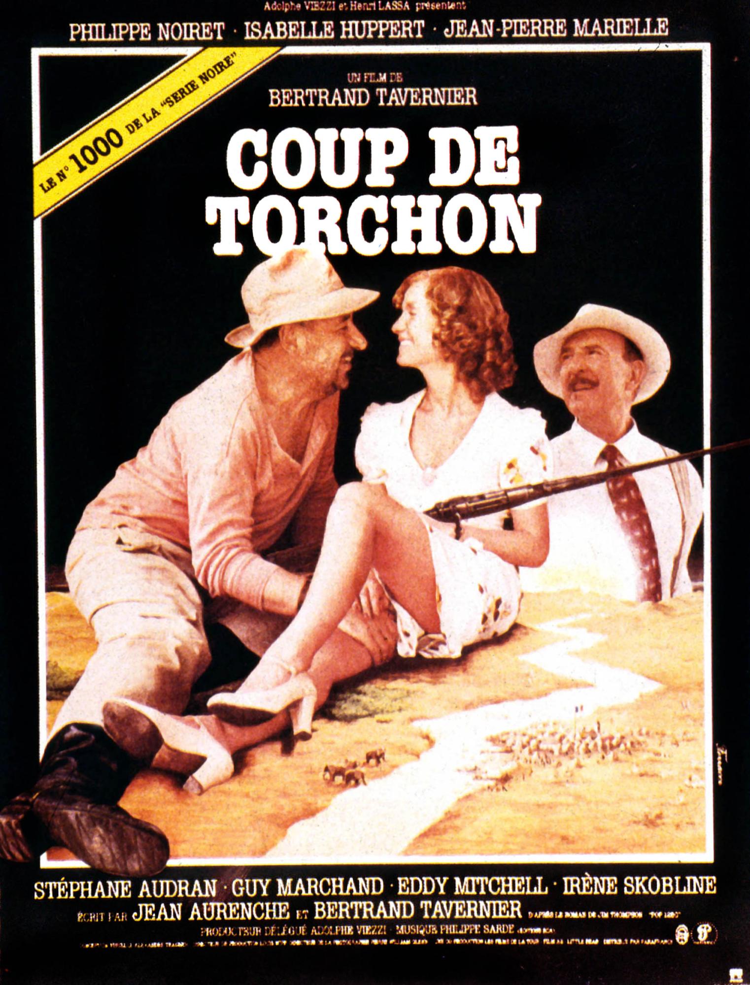 L'affiche du film film "Coup de Torchon" sorti en 1981. [Collection ChristopheL/AFP - Etienne George]