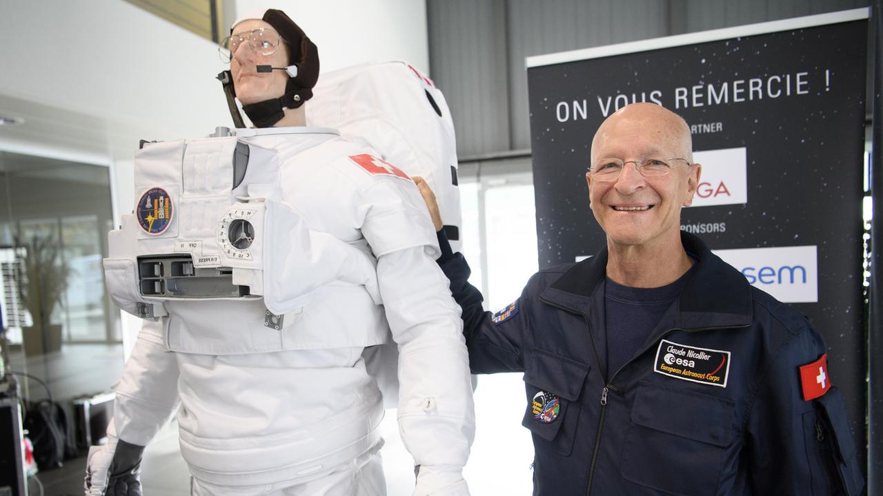 Claude Nicollier est le seul Suisse à être allé dans l'espace. [Keystone - Laurent Gillieron]