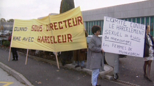 Une affaire de harcèlement sexuel dans une entreprise genevoise, 1991. [RTS]