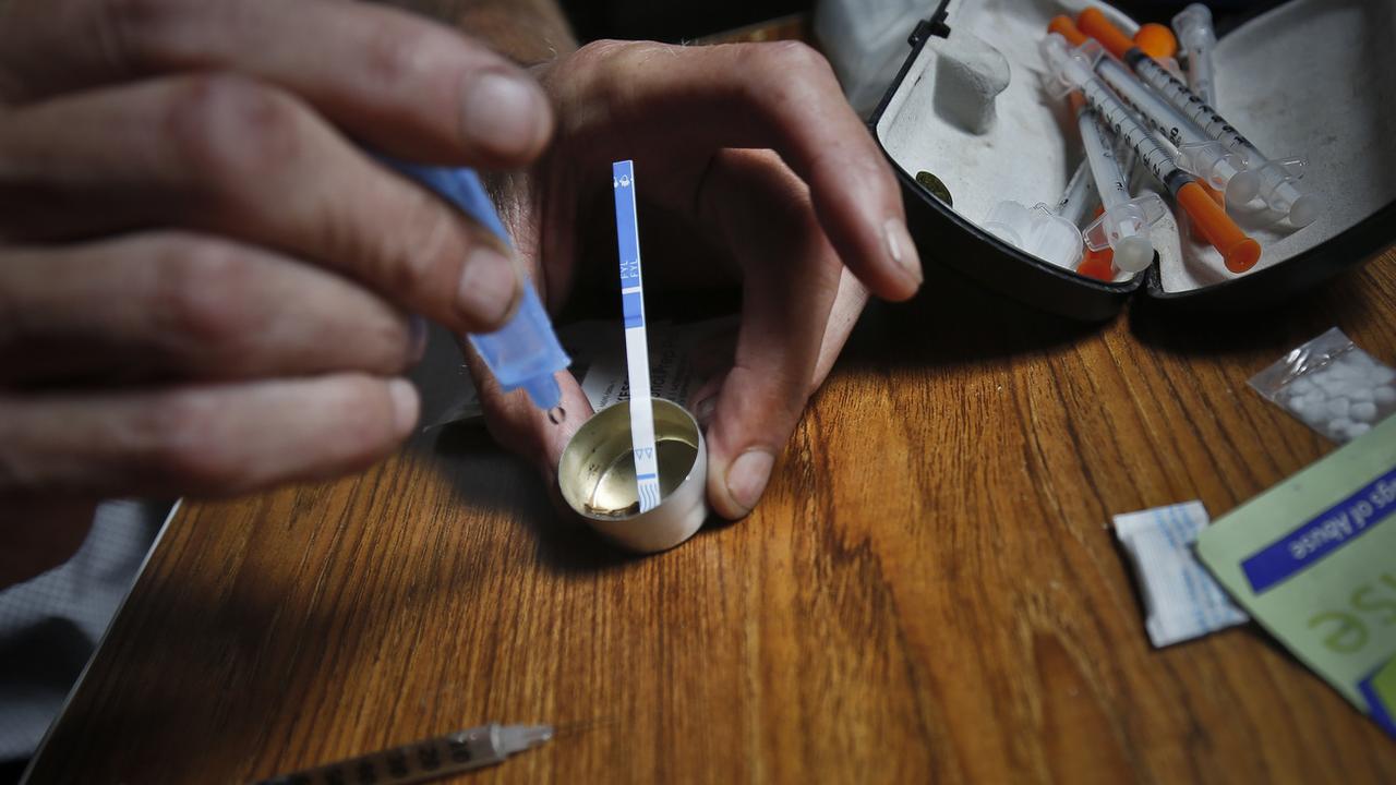 En 2017, environ 70'000 Américains sont morts de surdoses de drogues, [Keystone - AP Photo/Bebeto Matthews]