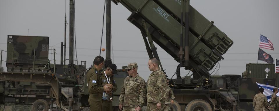 Une batterie de tir du "Dôme de fer", le bouclier de protection antimissile israélien (image d'illustration) [Keystone - ATEF SAFADI]