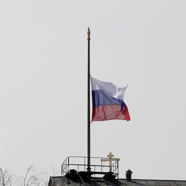 Drapeau russe. [AP/Keystone - Ivan Sekretarev]