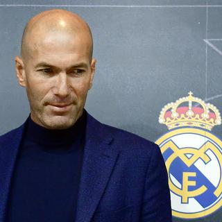 Neuf mois après sa démission, Zinédine Zidane reprend le Real Madrid. [AFP - Pierre-Philippe Marcou]