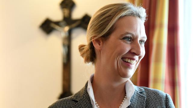 Alice Weidel est l'une des dirigeantes du parti Alternative für Deutschland (AfD). [Keystone - Andreas Gebert - EPA]