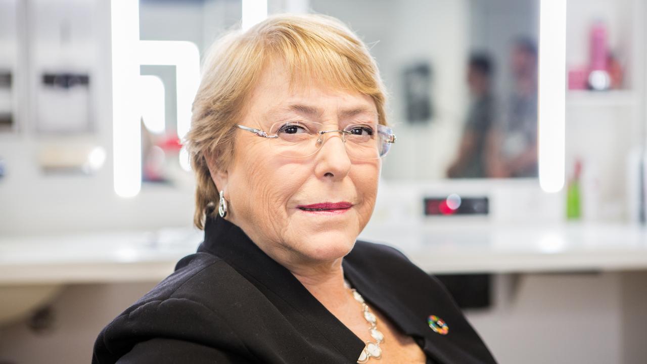 L'ancienne présidente du Chili Michelle Bachelet. [RTS - Anne Kearney]