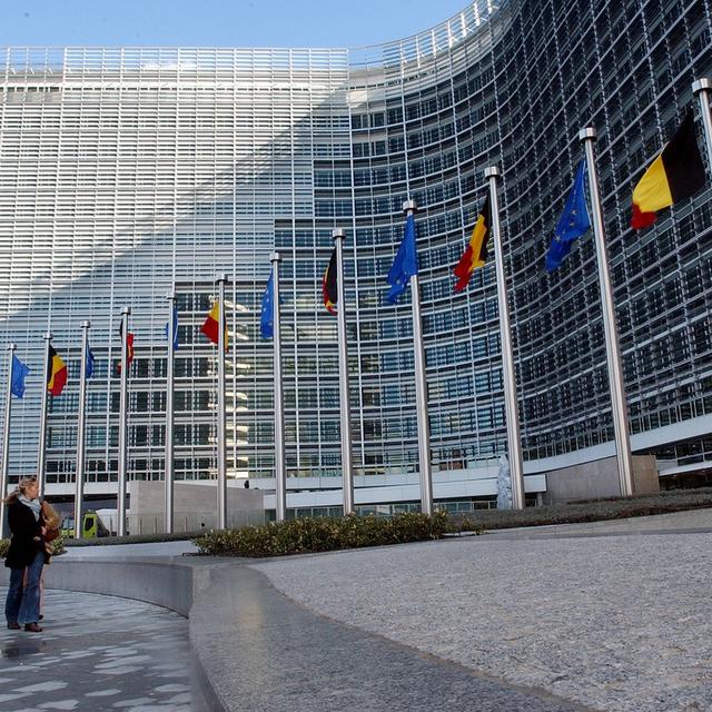 Le siège de la Commission européenne à Bruxelles. [AP Photo/Keystone - Yves Logghe]