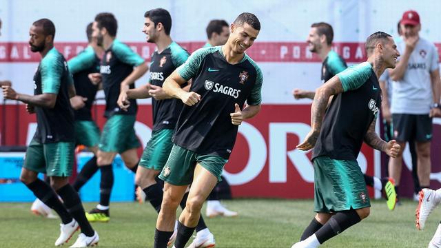 Cristiano Ronaldo et ses coéquipiers se préparent pour ce choc contre l'Uruguay. [Paulo Novais]