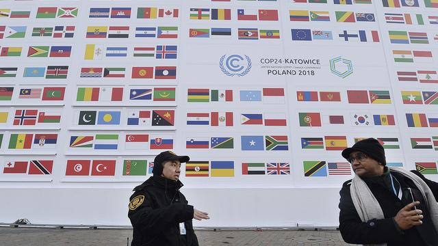 Katowice en Pologne où se tient 24ème conférence des parties de la convention-cadre des Nations Unies sur les changements climatiques (Cop24). [Keystone - Czarek Sokolowski/Keystone]