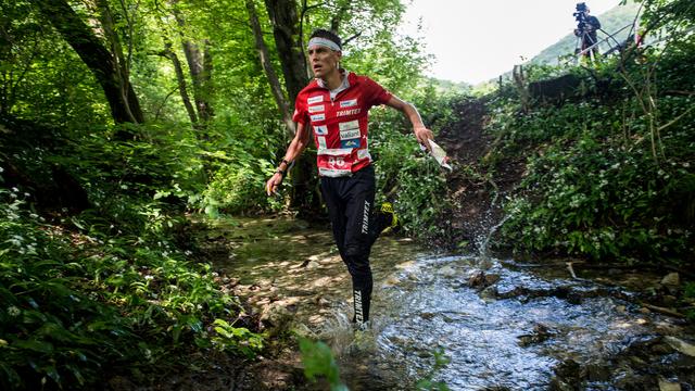 Matthias Kyburz est à la fête au Tessin. [Gabriele Putzu]