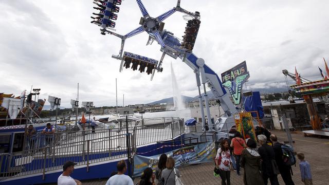 Les Genevois décidaient dimanche de l'avenir des Fêtes de Genève. [Keystone - Salvatore Di Nolfi]