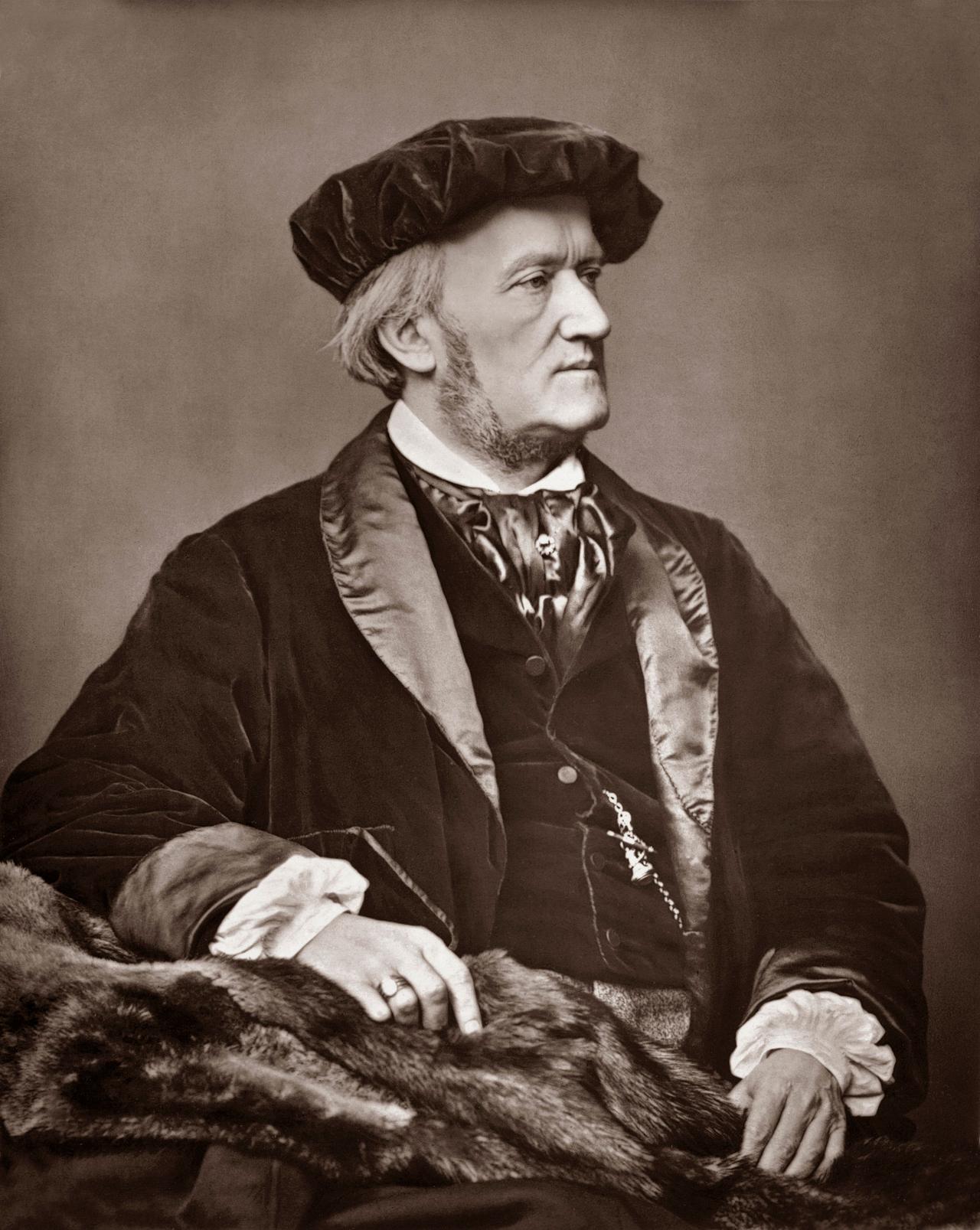 Portrait du compositeur allemand Richard Wagner (1813-1883). [AFP - Franz Hanfstaengl]