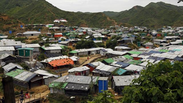 Le camp de réfugiés rohingyas de Cox's Bazar, au Bangladesh. [EPA/Keystone - Monirul Aram]