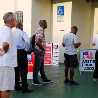 Bureau de vote à Deerfield Beach, en Floride, 06.11.2018. [Reuters - Joe Skipper]