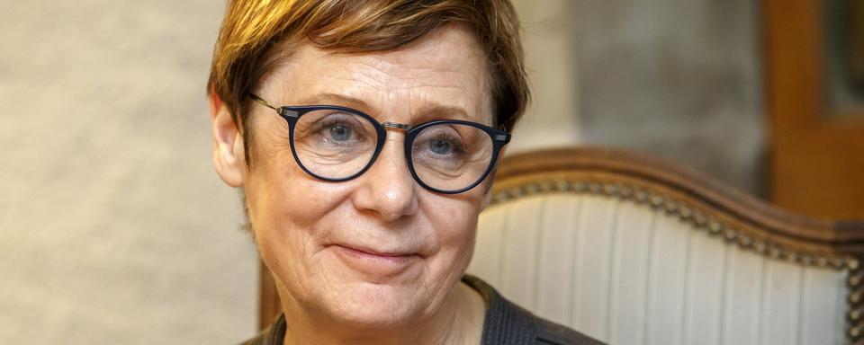 Martine Brunschwig Graf, présidente de la Commission fédérale contre le racisme, ancienne conseillère nationale, ancienne conseillère d‘Etat. [Keystone - Salvatore Di Nolfi]