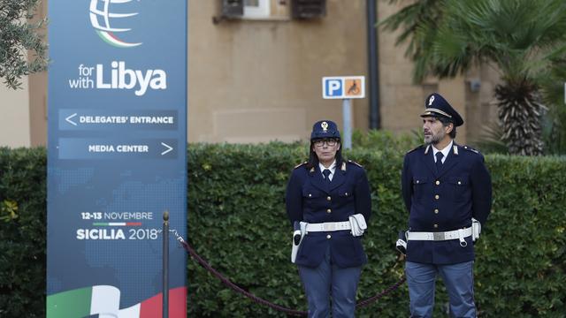 La conférence internationale pour la Libye s'est ouverte lundi à Palerme. [AP Photo/Keystone - Antonio Calanni]