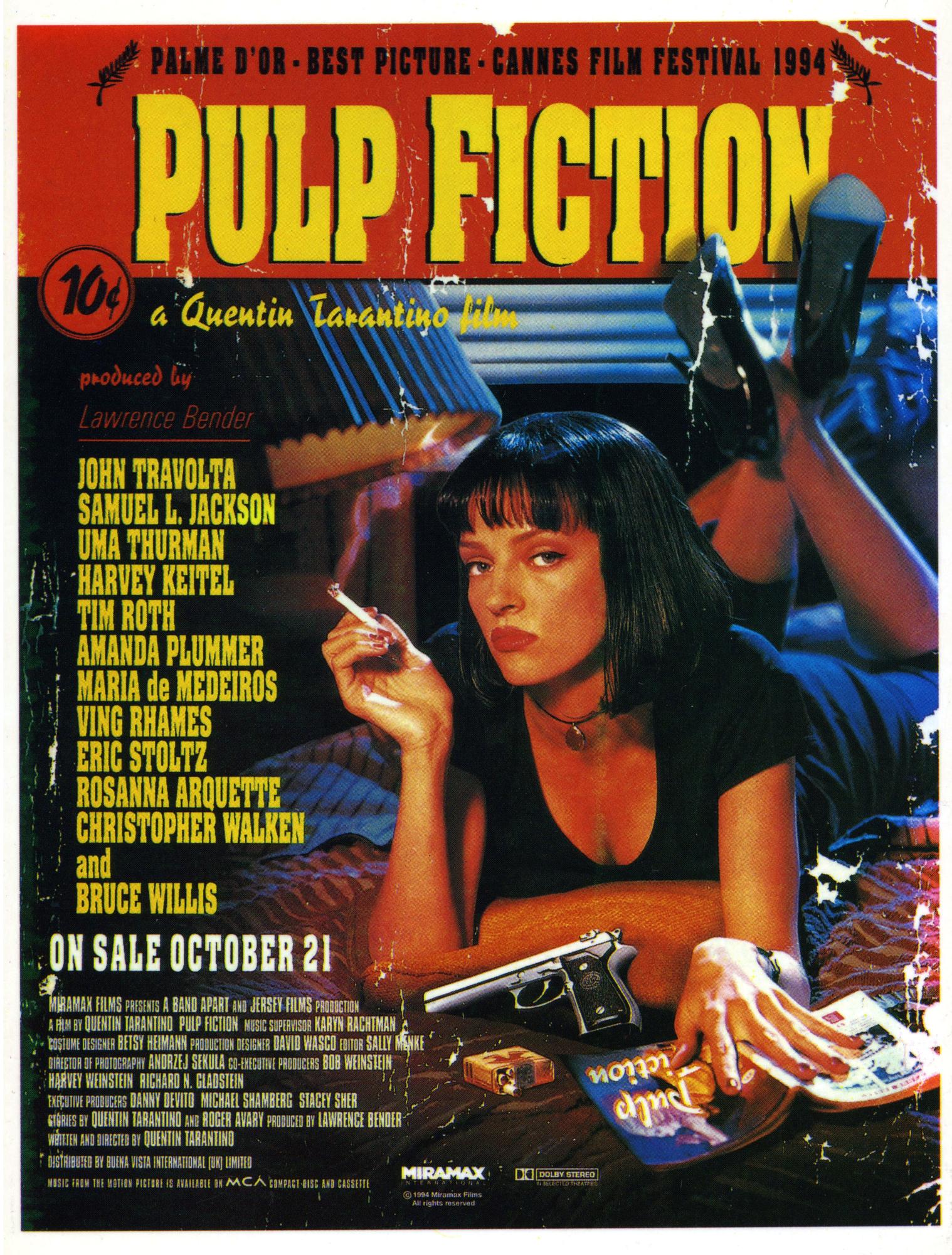 L'affiche du film "Pulp Fiction". [AFP - Miramax / A Band Apart / Collection ChristopheL]