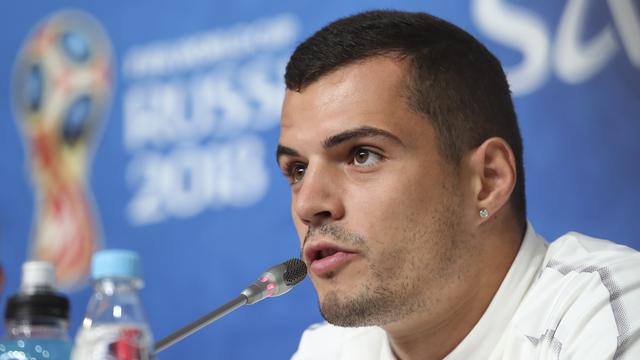 Très déçu, Granit Xhaka ne comprend pas pourquoi Alex Miescher a tenu de tels propos. [Georgi Licovski]