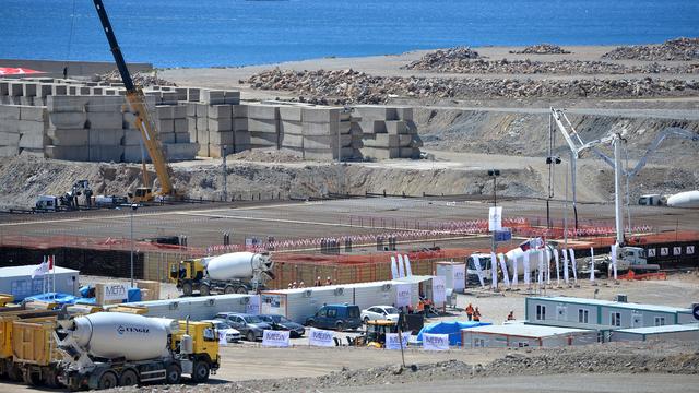 Site de la future centrale nucléaire turque, dans la province de Mersin. [Anadolu Agency/AFP - Sezgin Pancar]