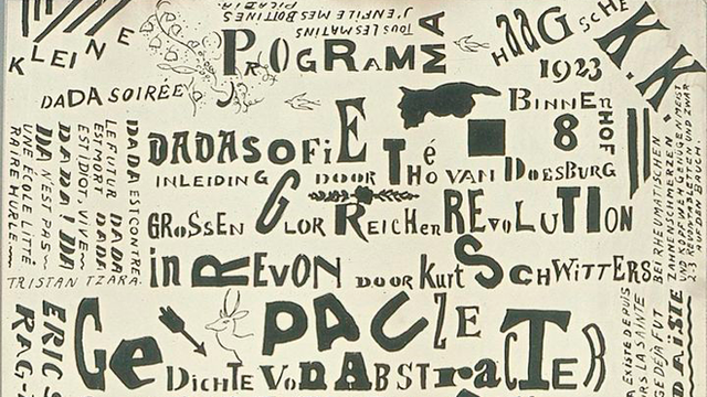 Naissance de Dada à Zurich en 1916 [Wikimedia Commons - Theo van Doesburg]