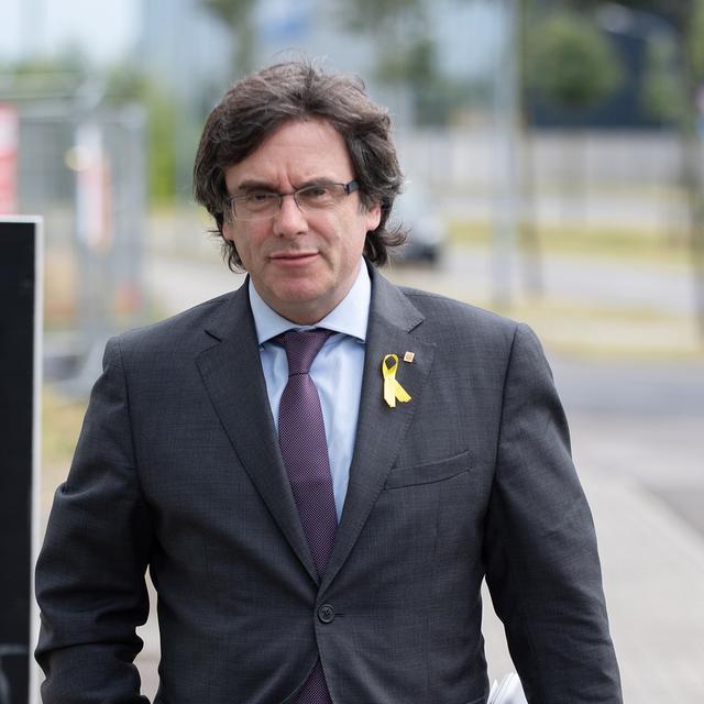 L'ex-leader indépendantiste catalan Carles Puigdemont, le 21 juin 2018 à Berlin.