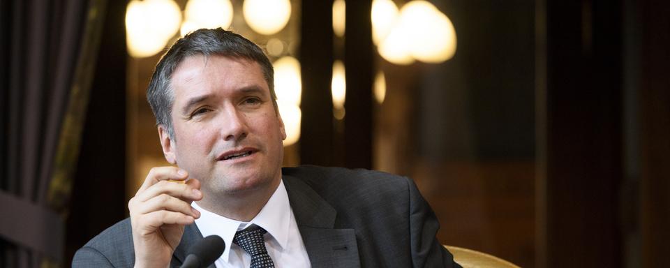 Le président du PS Christian Levrat. [Keystone - Anthony Anex]