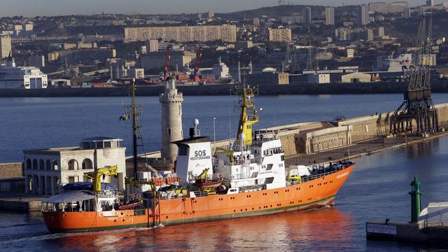 L'Aquarius est arrivé à Marseille le 4 octobre dernier. [AP/Keystone - Claude Paris]