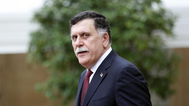 Le chef du gouvernement libyen d'union nationale (GNA) Fayez al-Sarraj, photographié à Paris en mai 2018. [Keystone - AP Photo/Francois Mori]