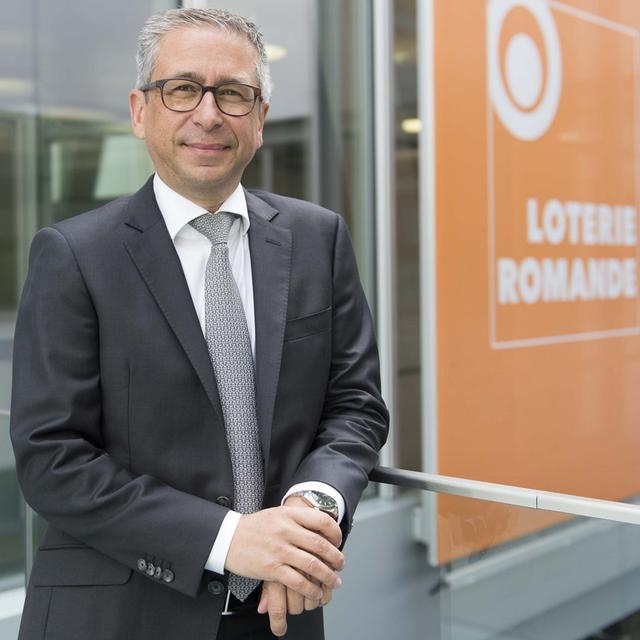 Jean-Luc Moner-Banet, directeur de la Loterie romande. [Keystone - Thomas Delley]
