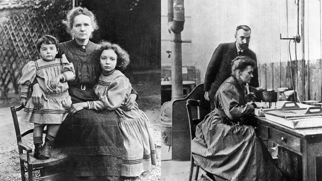 Les Vies de Marie Curie dans une BD [Wikimedia Commons - Unknow]
