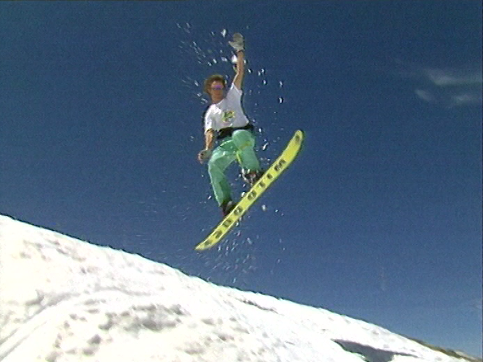 Saut en snowboard en 1990 [RTS]