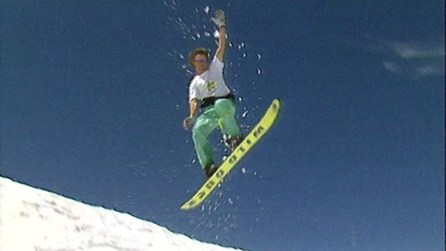 Saut en snowboard en 1990 [RTS]