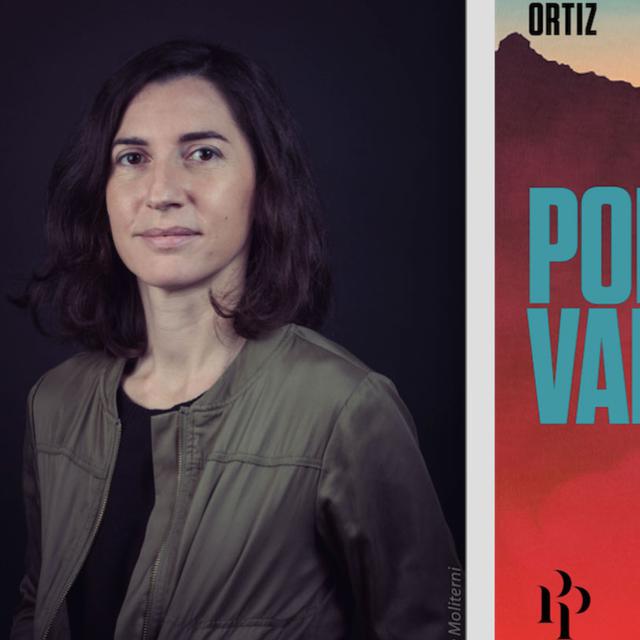 Laureen Ortiz, journaliste et auteure du livre "Porn Valley" et sa couverture. [Editions Premier Parallèle - Moliterni]