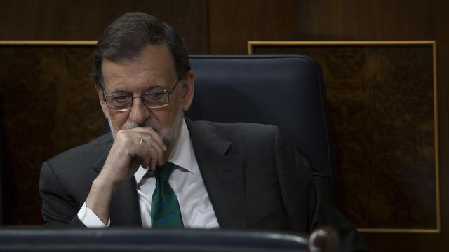 Mariano Rajoy est à la tête du gouvernement espagnol depuis 2011. [Keystone - AP Photo/Francisco Seco]