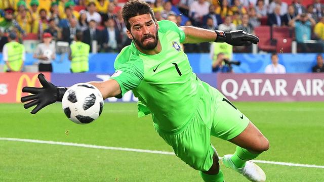 Alisson a été éliminé avec le Brésil en quarts de finale du Mondial. [Facundo Arrizabalaga]