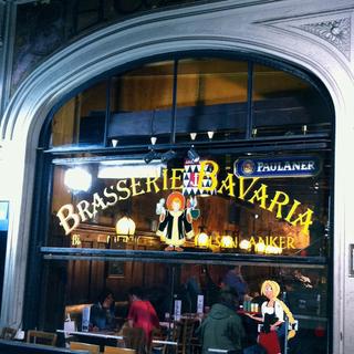 La façade de la brasserie Bavaria à Lausanne. [RTS]