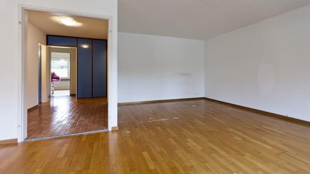 Un appartement vide à Zurich. [Keystone - Gaetan Bally]