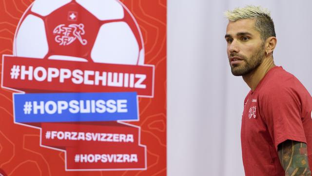 Behrami se réjouit de disputera sa 4e Coupe du monde. [Laurent Gilliéron]