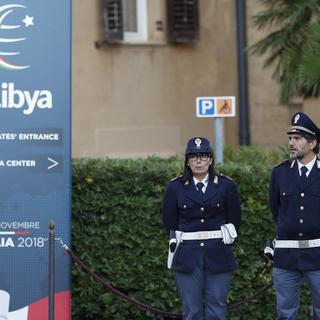 La conférence internationale pour la Libye s'est ouverte lundi à Palerme. [AP Photo/Keystone - Antonio Calanni]