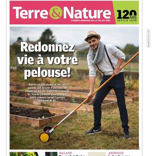 La Couverture du Terre&Nature du jeudi 4 octobre 2018.